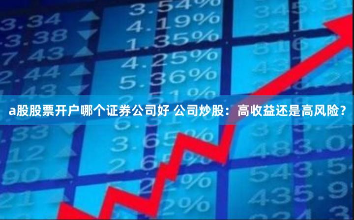 a股股票开户哪个证券公司好 公司炒股：高收益还是高风险？